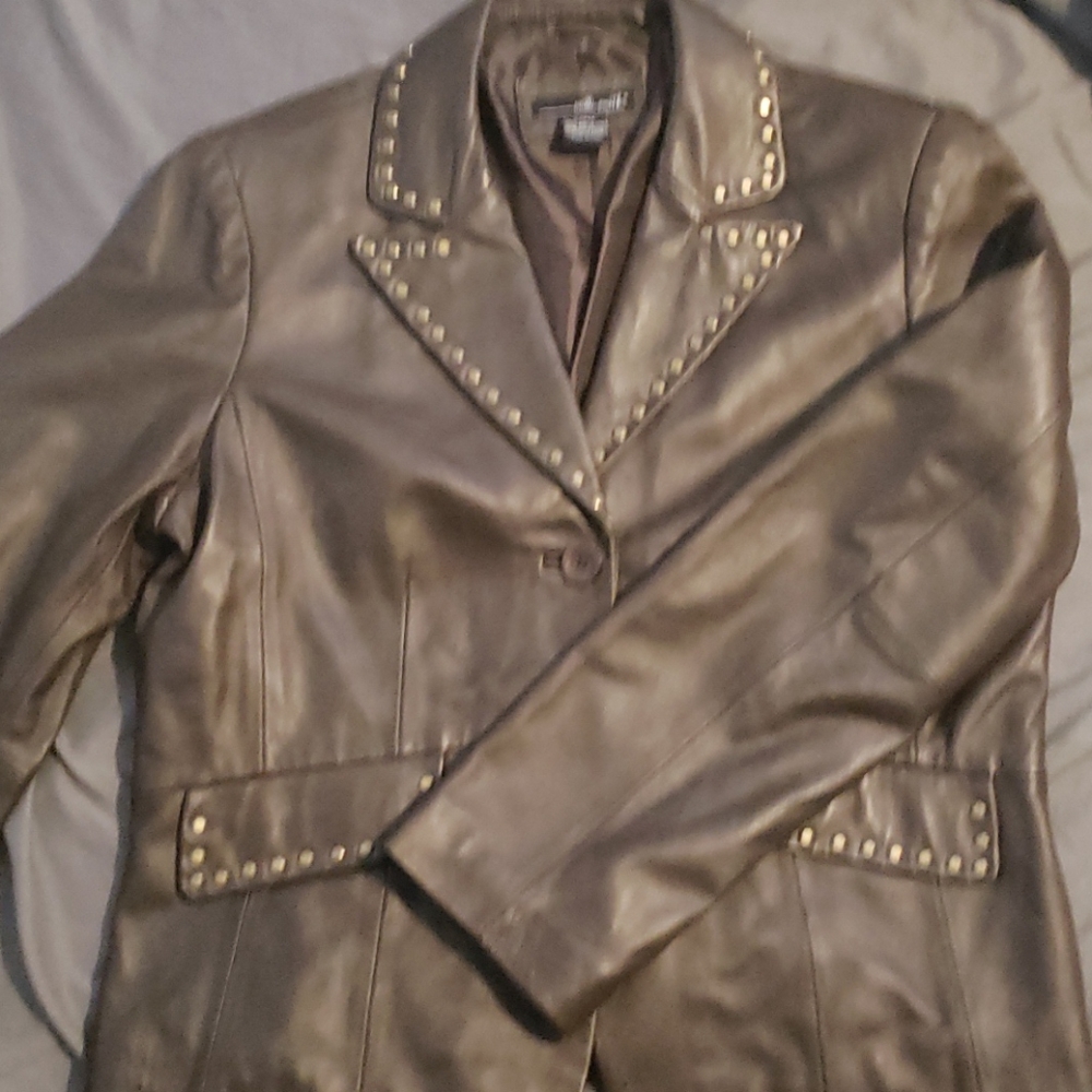 Leather jacket